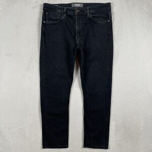 Revtown Jeans Mens 35x27 Dark Wash Tapered Decade Denim Biker Stretch